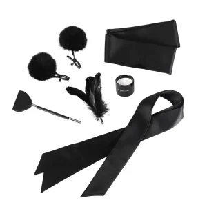 Bondage Kit，Bondage Set，QS-006 Satin 6-piece bondage kit (6)
